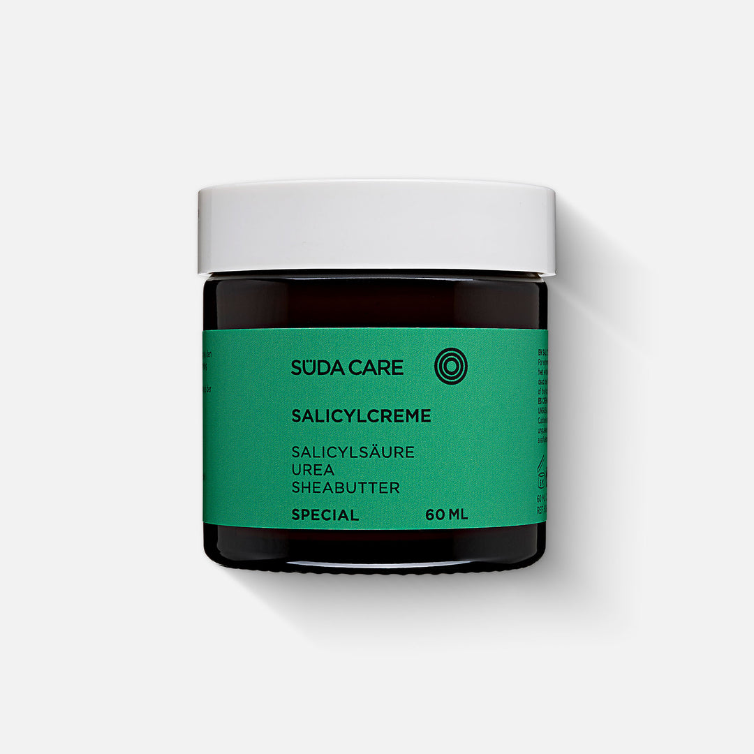 SÜDA CARE Special Salicylcreme unterstützt das Aufweichen verhärteter Hautpartien, ideale Pflege bei Hühneraugen und Druckstellen